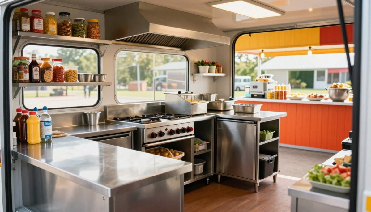 mobile kitchen layout